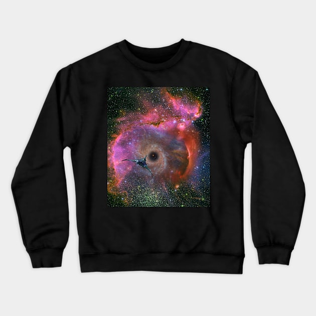 To Explore Far Horizons Crewneck Sweatshirt by AlienVisitor